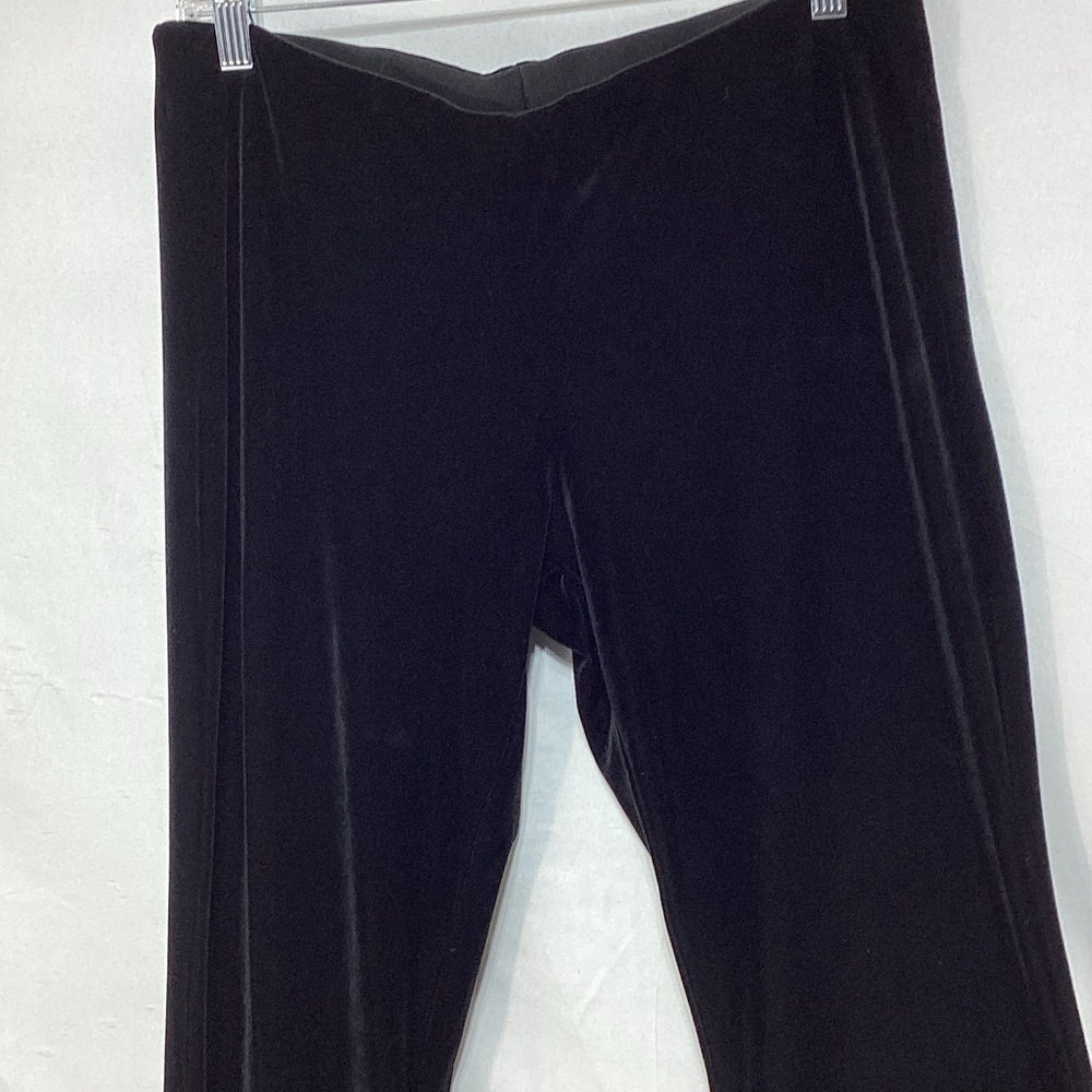 Free People Black velvet Flare Pants size medium - Picture 4 of 12